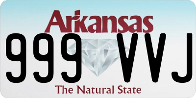 AR license plate 999VVJ
