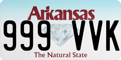 AR license plate 999VVK