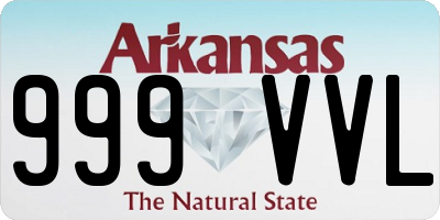 AR license plate 999VVL