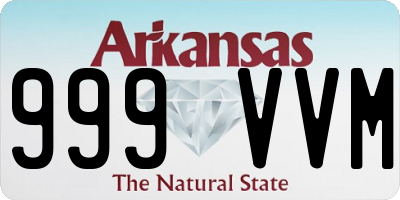 AR license plate 999VVM