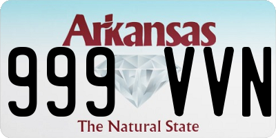 AR license plate 999VVN