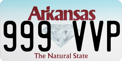 AR license plate 999VVP