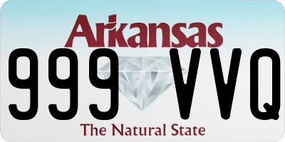 AR license plate 999VVQ