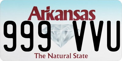 AR license plate 999VVU
