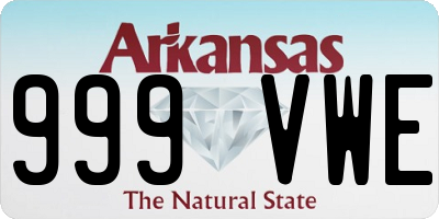 AR license plate 999VWE