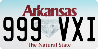 AR license plate 999VXI