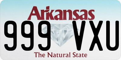 AR license plate 999VXU