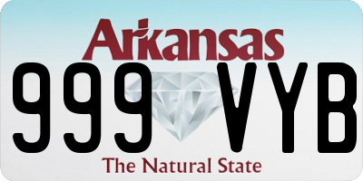 AR license plate 999VYB