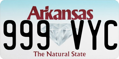AR license plate 999VYC