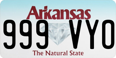 AR license plate 999VYO