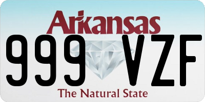 AR license plate 999VZF