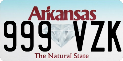 AR license plate 999VZK