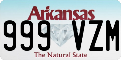 AR license plate 999VZM