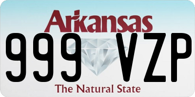 AR license plate 999VZP