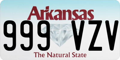 AR license plate 999VZV
