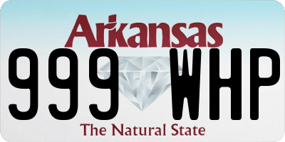 AR license plate 999WHP