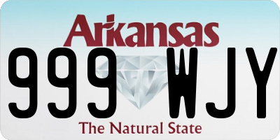 AR license plate 999WJY