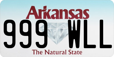 AR license plate 999WLL