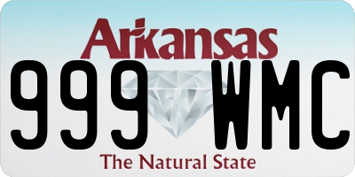AR license plate 999WMC