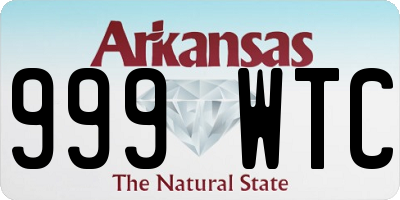 AR license plate 999WTC