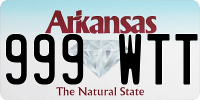 AR license plate 999WTT