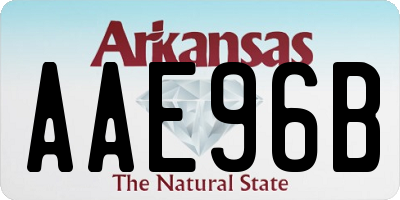 AR license plate AAE96B