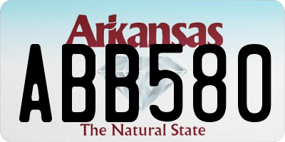 AR license plate ABB580