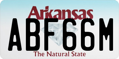 AR license plate ABF66M