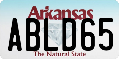 AR license plate ABLD65