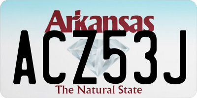 AR license plate ACZ53J