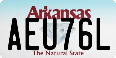 AR license plate AEU76L