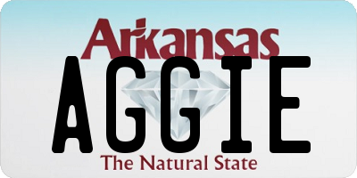 AR license plate AGGIE