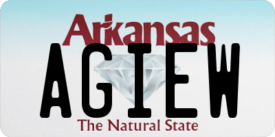 AR license plate AGIEW