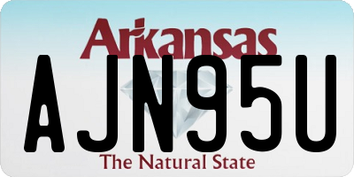 AR license plate AJN95U