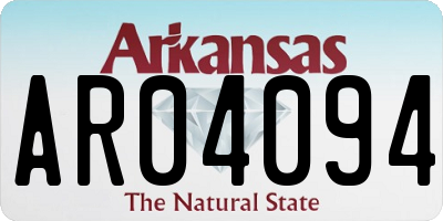 AR license plate AR04094