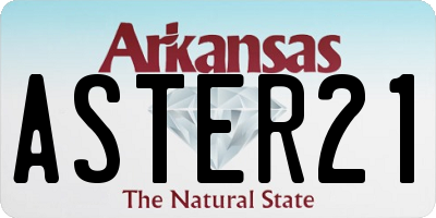 AR license plate ASTER21