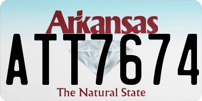 AR license plate ATT7674