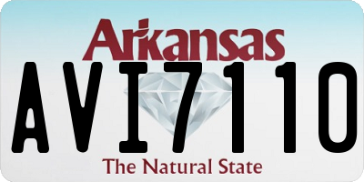 AR license plate AVI7110