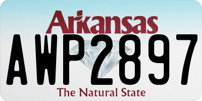 AR license plate AWP2897