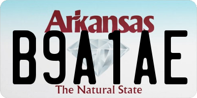 AR license plate B9A1AE