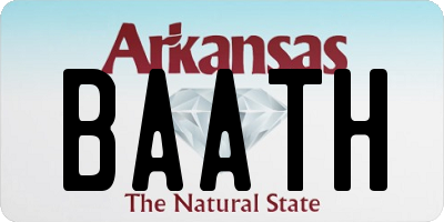 AR license plate BAATH