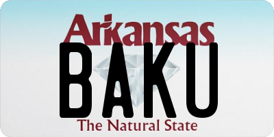 AR license plate BAKU