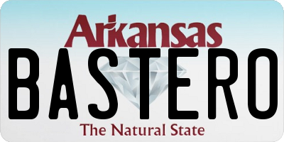 AR license plate BASTERO