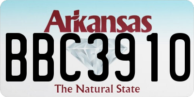 AR license plate BBC3910