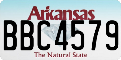 AR license plate BBC4579