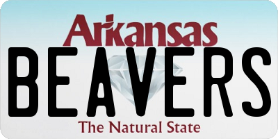 AR license plate BEAVERS