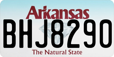 AR license plate BHJ8290