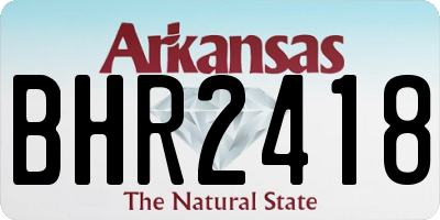 AR license plate BHR2418