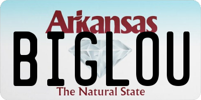 AR license plate BIGLOU