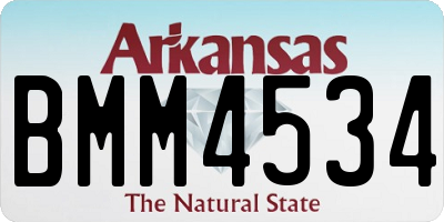 AR license plate BMM4534